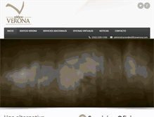 Tablet Screenshot of edificioverona.com